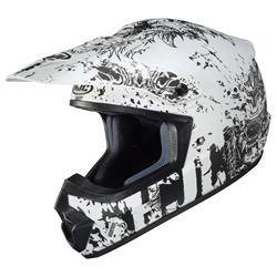 Kask motocyklowy off road/enduro  HJC CS-MX II CREEPER white/black