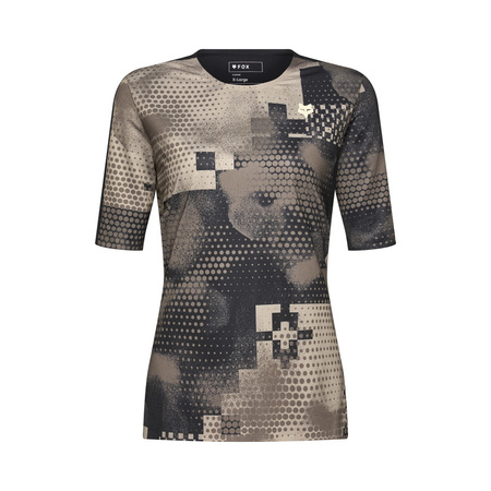 Koszulka Rowerowa Fox Lady Flexair Ascent Ss Pulse Sand