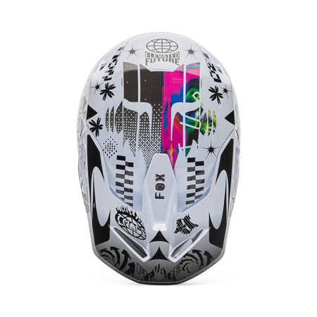 Kask motocrossowy FOX V1 Image Cosmo White/Black MIPS®