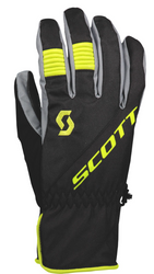 SCOTT Arctic GTX GORE-TEX Rękawice Zimowe Skuter Quad Czarny/Żółty Fluo