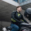 Kurtka skórzana REBELHORN VANDAL Black/Flo Yellow