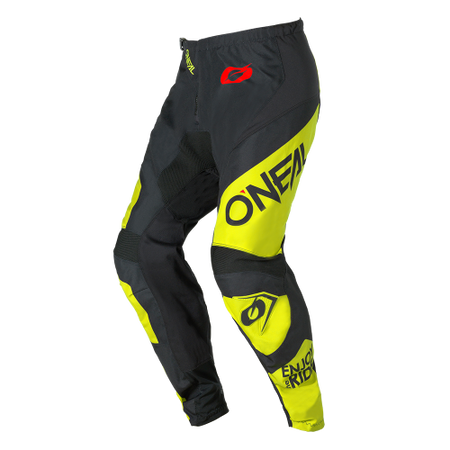 SPODNIE O'NEAL ELEMENT RACEWEAR BLACK/NEON YELLOW