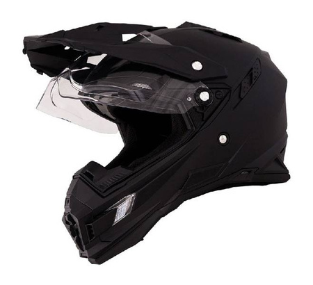 Kask motocyklowy off road z szybą O'NEAL Sierra adventure dual czarny