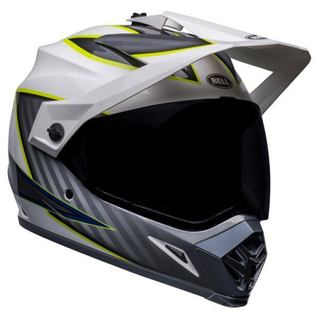 Kask BELL Mx-9 Adventure Mips Dalton White/Hi-Viz Yellow