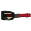 Gogle IMX Endurance Flip Black Matt/ Red- Szyba Dark Smoke + Clear (2 Szyby W Zestawie)