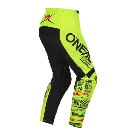 SPODNIE JUNIORSKIE O'NEAL ELEMENT ATTACK V.23 NEON YELLOW/BLACK