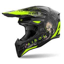 Kask motocyklowy off road AIROH Wraaap Darkness Matt