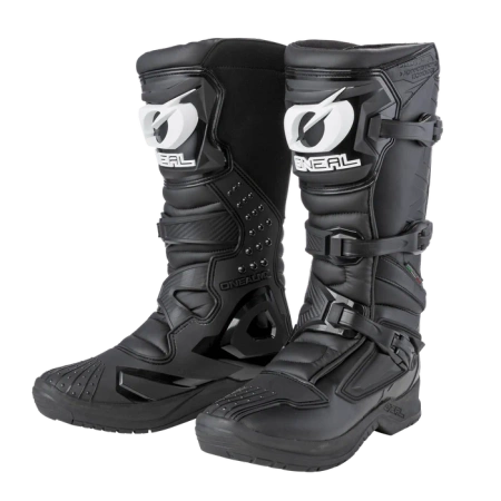 O’NEAL RSX Black – czarne buty motocrossowe dla początkujących z ochroną i świetnym trzymaniem