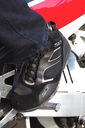 Buty motocyklowe SIDI META czarne miejskie krótkie turystyczne 