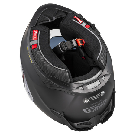 KASK MOTOCYKLOWY NZI GO RIDER STREAM DUO MATT BLACK