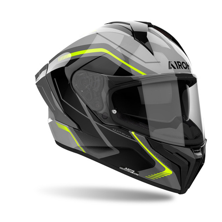 KASK AIROH MATRYX WIDE YELLOW GLOSS XS