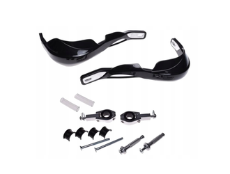 Handbary LEOSHI Czarne Ochraniacze Osłony Dłoni