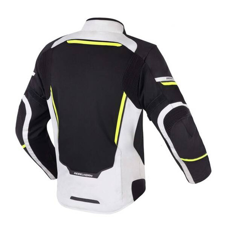 Kurtka tekstylna REBELHORN FLUX Black/Ice/ Flo Yellow