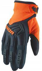 Rękawice THOR S20 SPECTRUM MIDNIGHT Orange