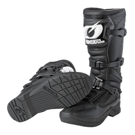 O’NEAL RSX Black – czarne buty motocrossowe dla początkujących z ochroną i świetnym trzymaniem