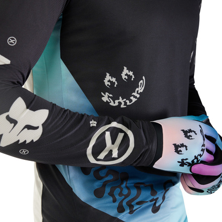 Koszulka Rowerowa Z Długim Rękawem Fox Flexair Hello Future Cream