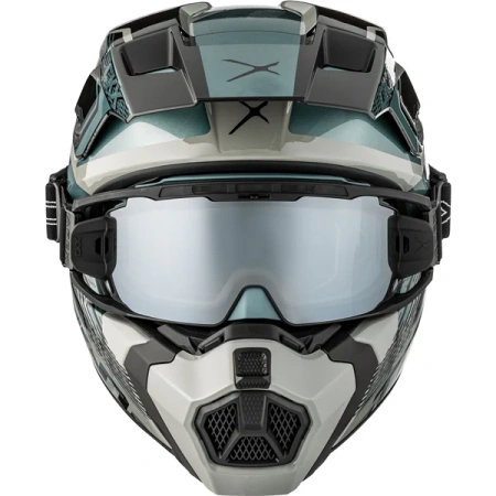 CKX Titan AMS Kask Zimowy + Gogle APEX ATV ECE DOT