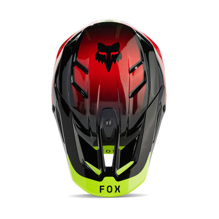 Kask Fox V3 Revise Red/Yellow