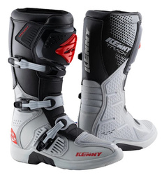 Kenny Racing Track – Buty Off-Road / Enduro / Cross Szaro-Czerwone