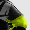 Motocyklowe Spodnie Skórzane Rebelhorn Inferno Black/White/Fluo Yellow