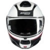 Kask Szczękowy NOLAN N100-6 INCOGNITO kolor biały/czarny/czerwony