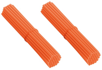 Nakładki Na Szprychy Pomarańczowe 76 Sztuk ACCEL