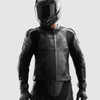 Motocyklowa Kurtka Skórzana Rebelhorn Inferno Black z garbem