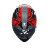 AGV K3 Compound Black/Red – Kask Integralny ECE22.06