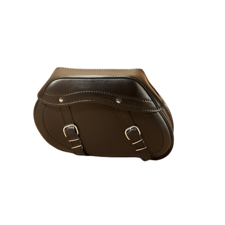 Sakwy Motocyklowe Skórzane S14A 50CM czarne