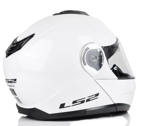 Kask motocyklowy szczękowy LS2 FF908 Strobe II Solid White