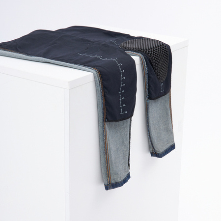 Spodnie jeans REBELHORN Nomad Tapered fit washed blue L34