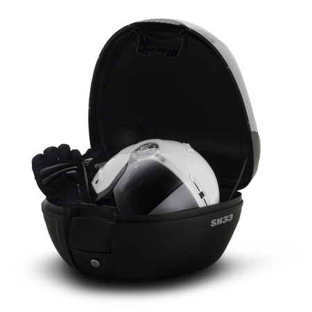 SHAD SH33 BLACK – kompaktowy i funkcjonalny kufer centralny