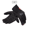 Rekawice Skórzane Rebelhorn Gap III Lady Black/Fluo Red