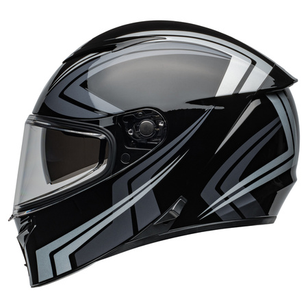 KASK MOTOCYKLOWY BELL LITHIUM ECE6 JETSTREAM BLACK SILVER