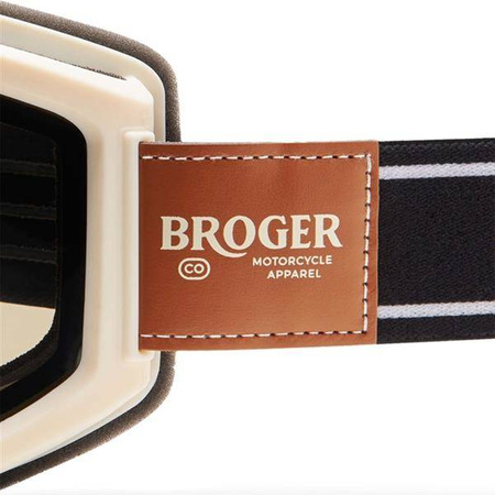 Gogle BROGER Montana White Matt/Black/Grey Os