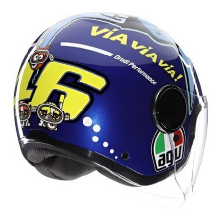 Kask otwarty na skuter AGV ETERES E2206 Rossi Misano 2015