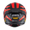 KASK MOTOCYKLOWY NZI WAKE STREAM BOOSTER CYBER BLACK RED MATT