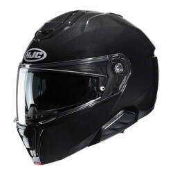 Kask motocyklowy szczękowy HJC I91 Solid Metal Black