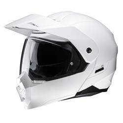 Kask motocyklowy modułowy/szczękowy HJC C80 PEARL white