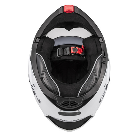 KASK MOTOCYKLOWY NZI COMBI 3 DUO WHITE