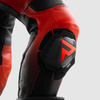 Motocyklowe Spodnie Skórzane Rebelhorn Inferno Black/Fluo Red