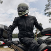 Kurtka Tekstylna OZONE Sahara Black/Grey/Fluo Yellow