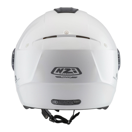KASK MOTOCYKLOWY NZI CIVIC SOLID NOUVEAU WHITE