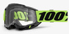 100% Accuri 2 OTG Gogle Motocyklowe MX Enduro Off-Road Neon Yellow Clear Lens