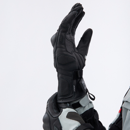 Rękawice skórzane REBELHORN RANGE black/light grey