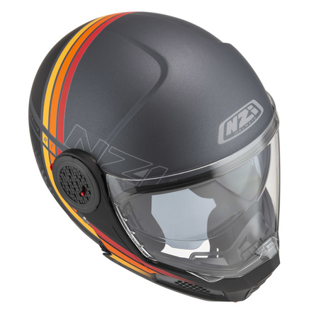 KASK MOTOCYKLOWY NZI MINIMOD DUO WATSON ANTRACITEBLACK ANTRACITE MATT