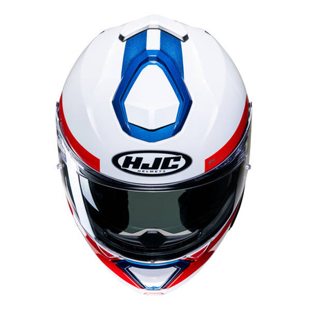 Kask motocyklowy szczękowy HJC I91 Bina White/Blue