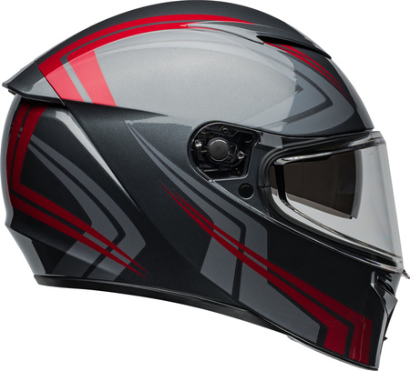 KASK MOTOCYKLOWY BELL LITHIUM ECE6 JETSTREAM GRAY CANDY RED