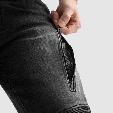 Spodnie Jeans Rebelhorn Vandal Monolayer Washed Black długość L34