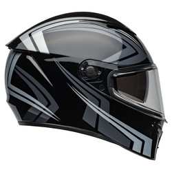 KASK MOTOCYKLOWY BELL LITHIUM ECE6 JETSTREAM BLACK SILVER